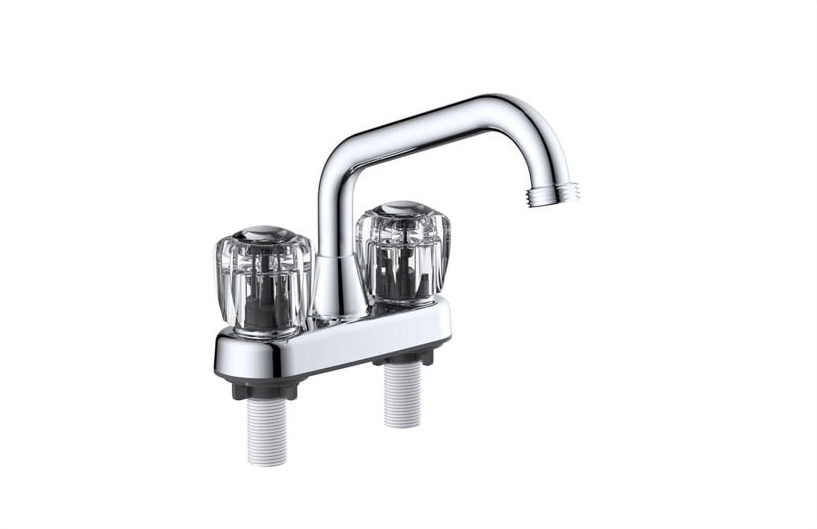 Home Plus Classic Two Handle Laundry/Utility Faucet, Chrome