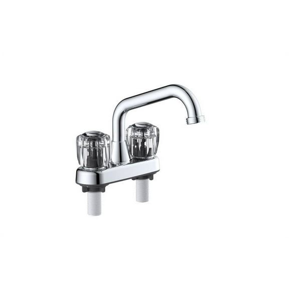Home Plus Classic Two Handle Laundry/Utility Faucet, Chrome