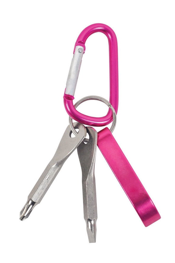 Home Plus H0005 Carabiner Key Chain with Tools - pack of 12