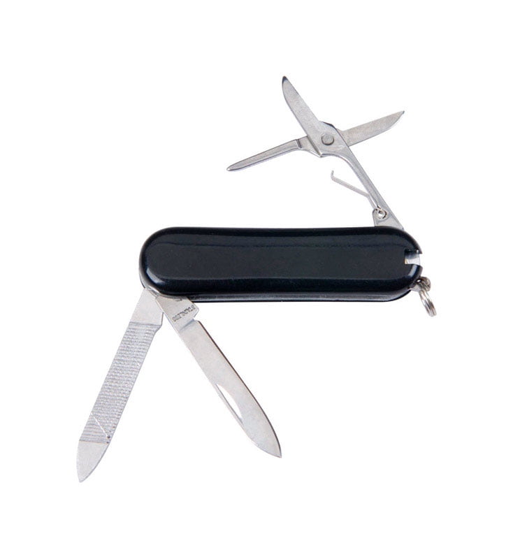 Home Plus  Stainless Steel  Black  Multi-Tool  Key Chain