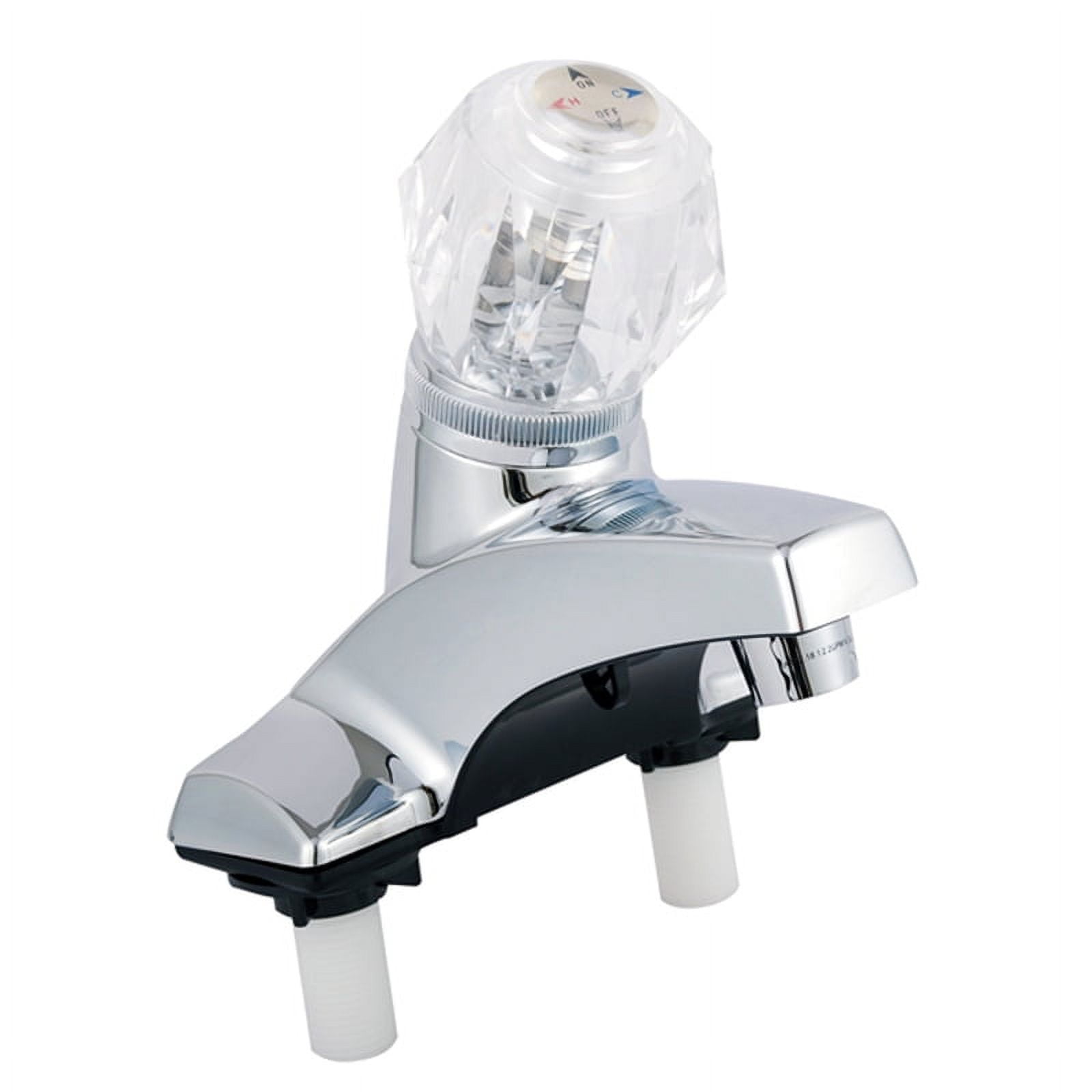 Home Plus Chrome Traditional Centerset Bathroom Sink Faucet
