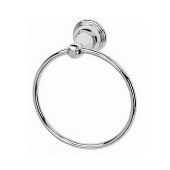 Home Point Vint Towel Ring, Chrome