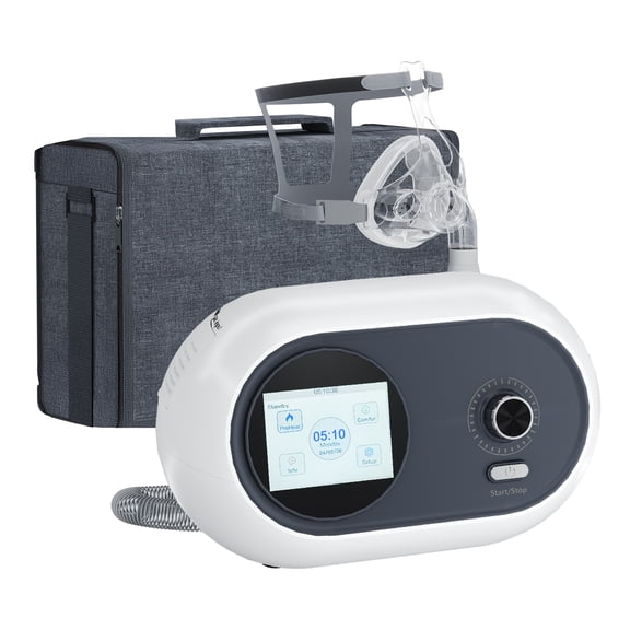 Home Portable Device &Bi-channels Auto-c- Machine for sleeping~apnea with full accessories, Humidifier tank, travel bag, AC/110V/60HZ