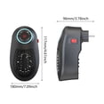 thumbnail image 1 of Home Portable Heater Intelligent Remote Control Hot Air Blower,Compact Safe Fast-Warming Space Heater for Office Bedroom Living Room,Energy Efficient Electric Heater for Winter Home Use-C, 1 of 9