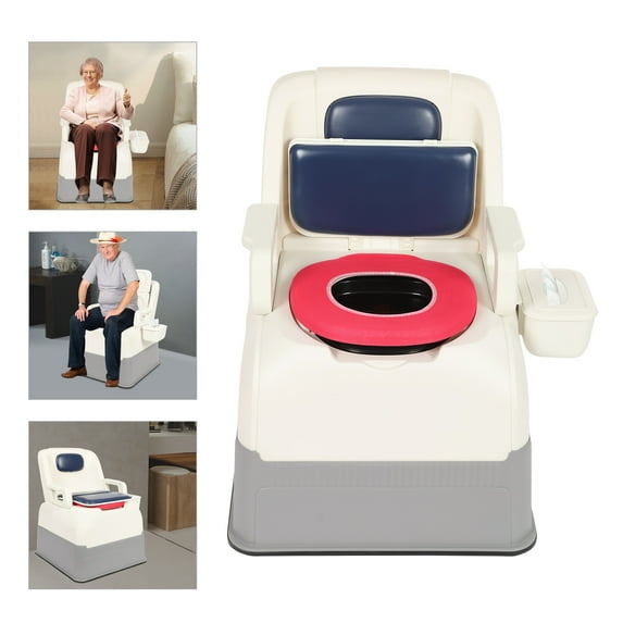 Home Portable Toilet Chair Shower Chair, Bath Room Safety Seat, For Pregnant Women, Patients, Elderly People with Disabilities