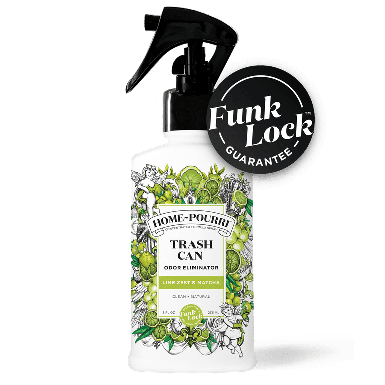 Purri-para★ Poo-Pourri Trash Can Deodorizer Spray, 8oz Lime Zest Matcha