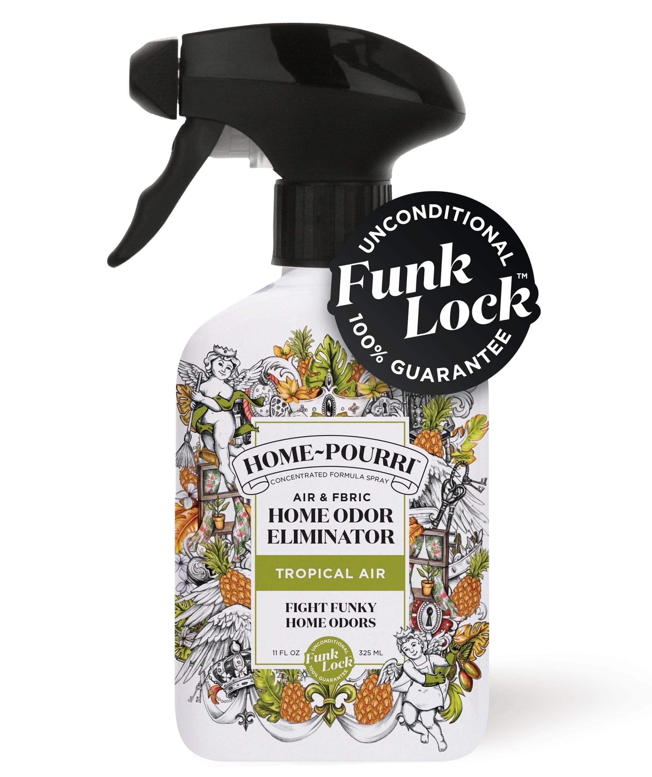 Home-Pourri Air + Fabric Spray, Tropical Air Scent, 11 oz, 24 Pack