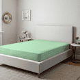 thumbnail image 1 of Home Prides | 300 Thread Count | 100% Cotton 1 Fitted QUEEN Sheet (Foam Green) | Sateen Weave | 15” Deep Pocket | Oeko-Tex Certified, 1 of 6