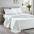 thumbnail image 1 of Home Prides 100% Cotton Full Sheets Set, 500 Thread Count, Luxury Soft Sateen 4-Piece Bedding Set, 15" deep pocket, OEKO-TEX Certified Bed Sheets, Pearl Ivory, 1 of 8