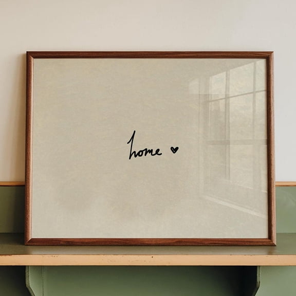 Home Print: Living Room Decor, Entryway Wall Art UNFRAMED PAPER POSTER, Home Decor, Vintage Gift, Living Room Dercor