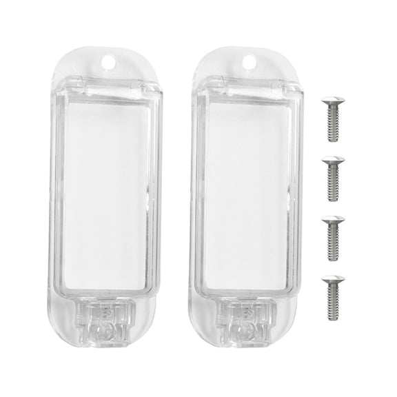 Home Protections Wall Switches Guard Plastic Clear Rocker Switches Cover with Screws For Homes And Schools Easy to Install