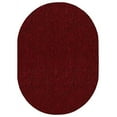 thumbnail image 1 of Home Queen Color World Collection Indoor Outdoor Area Rug Red - 3' x 5' Oval, 1 of 5