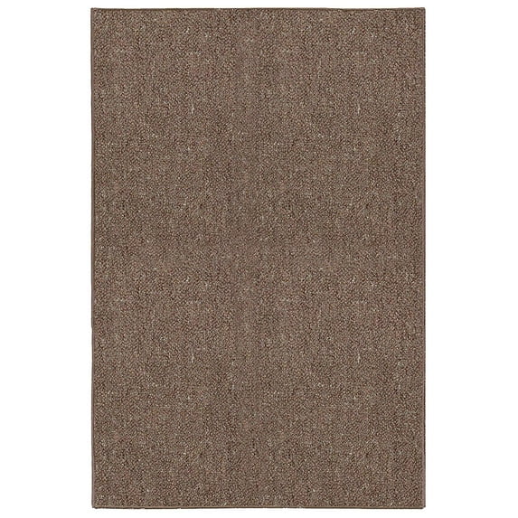 Home Queen Color World Collection Pet Friendly Indoor Outdoor Area Rug Brown - 5' x 8'
