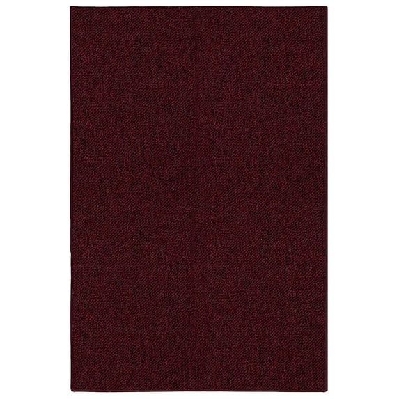Home Queen Color World Collection Pet Friendly Indoor Outdoor Area Rug Burgundy - 12' x 18'