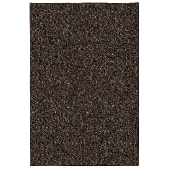 Home Queen Color World Collection Pet Friendly Indoor Outdoor Area Rug Chocolate - 4' x 6'