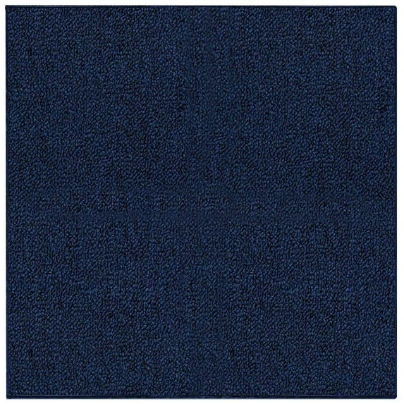 Home Queen Color World Collection Pet Friendly Indoor Outdoor Area Rug Navy - 12' Square