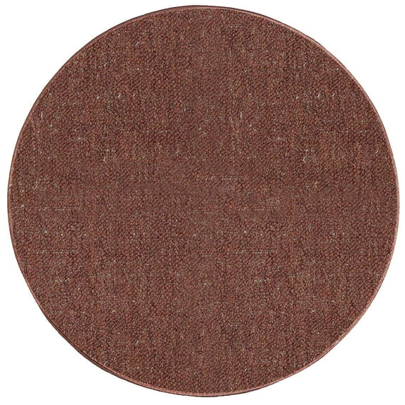 Home Queen Color World Collection Pet Friendly Indoor Outdoor Area Rug Rust - 2' Round