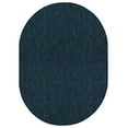 thumbnail image 1 of Home Queen Color World Collection Pet Friendly Indoor Outdoor Area Rug Teal - 2' x 8' Oval, 1 of 5