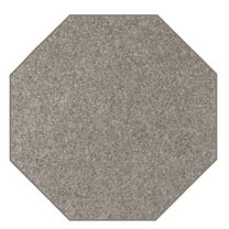 Home Queen Color World Collection Way Kids Favourite Area Rugs Grey - 5' Octagon