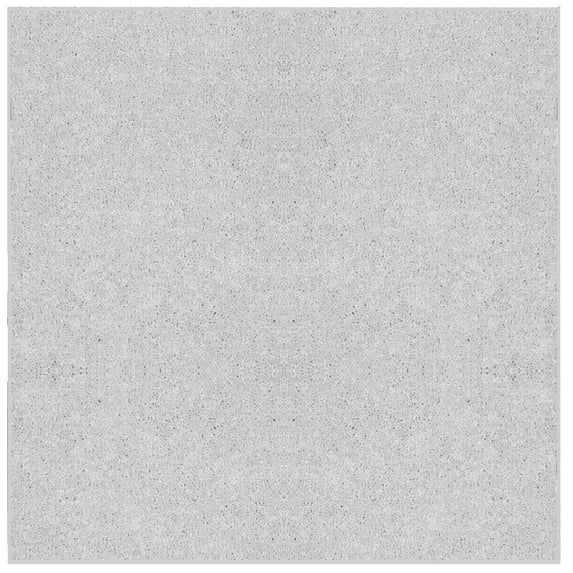 Home Queen Color World Collection Way Solid Color Area Rugs Off White - 3' Square