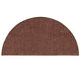 thumbnail image 1 of Home Queen Indoor Outdoor Commercial HalfRuond Shape Area Rug Rust - 36" x 72" Half Round, 1 of 5
