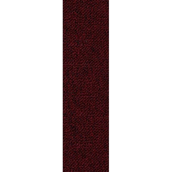 Home Queen Indoor Outdoor Commercial Runner Area Rug Burgundy - 2' x 20'