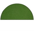 thumbnail image 1 of Home Queen Outdoor Pet Friendly Artificial Gras Turf Area Rugs for Pets Decks, Patio's & Gazebo's to Pools, Docks & Boats, Under Party, Event & Wedding Tents Good Artificial Turf, 27" x 54" Half Round, 1 of 3