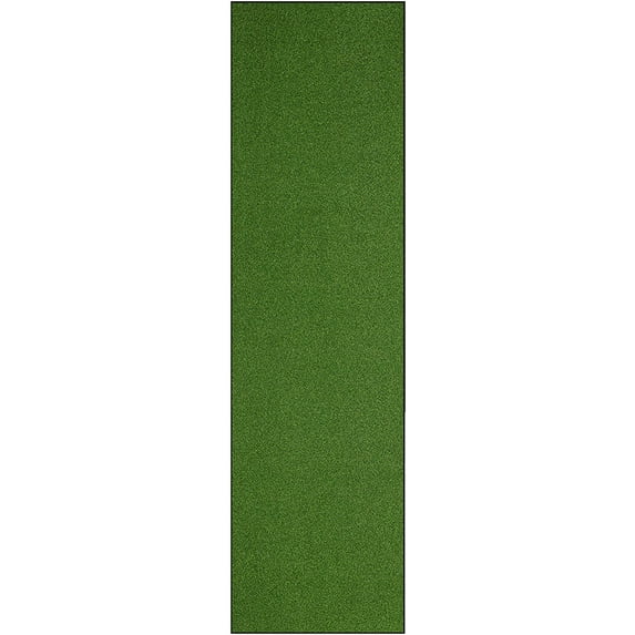 Home Queen Outdoor Pet Friendly Artificial Gras Turf Runners Area Rugs with Heavy Duty Anti Skid Backing Premium Oasis Green - 4' x 26'