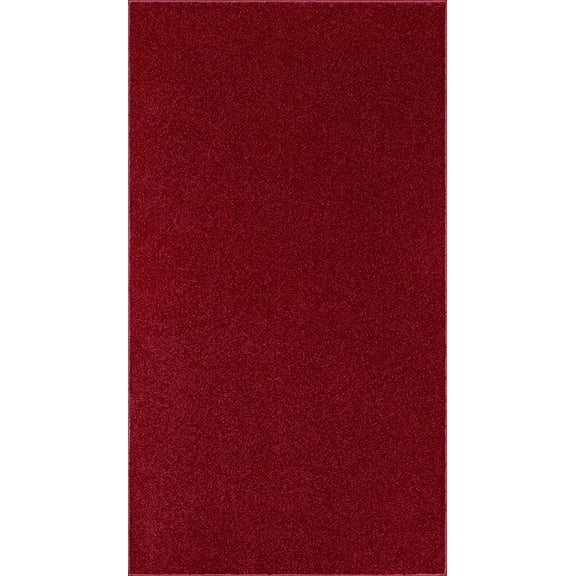Home Queen Pet Friendly Area Rugs Burgundy - 1.5' x 2.25'