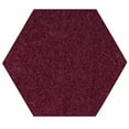 thumbnail image 1 of Home Queen Pet Friendly Area Rugs Cranberry - 5' Hexagon, 1 of 3