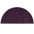 thumbnail image 1 of Home Queen Pet Friendly Area Rugs Purple - 24" x 48" Half Round, 1 of 3