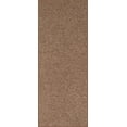 thumbnail image 1 of Home Queen Solid Beige Color Custom Size Runner Area Rugs Brown - 2' x 3', 1 of 2