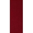 thumbnail image 1 of Home Queen Solid Beige Color Custom Size Runner Area Rugs Burgundy - 2'6" x 16', 1 of 2