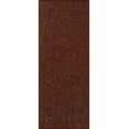 thumbnail image 1 of Home Queen Solid Beige Color Custom Size Runner Area Rugs Chocolate - 2' x 6', 1 of 2