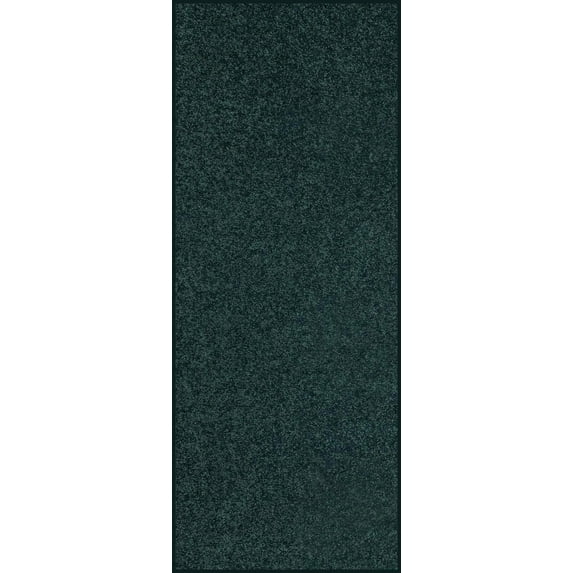 Home Queen Solid Beige Color Custom Size Runner Area Rugs Forest Green - 2' x 20'