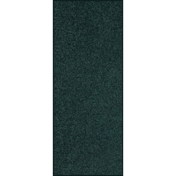Home Queen Solid Beige Color Custom Size Runner Area Rugs Forest Green - 3' x 32'