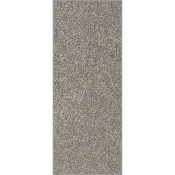 Home Queen Solid Beige Color Custom Size Runner Area Rugs Grey - 3' x 50'