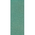 thumbnail image 1 of Home Queen Solid Beige Color Custom Size Runner Area Rugs Teal - 2'6" x 6', 1 of 2