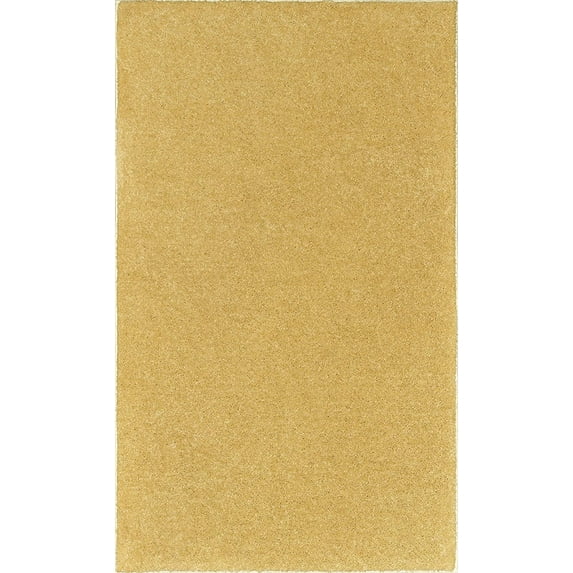 Home Queen Solid Color Area Rugs Yellow - 2' x 8'