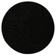 thumbnail image 1 of Home Queen Solid Color Indoor Area Rugs Black - 3' Round, 1 of 3
