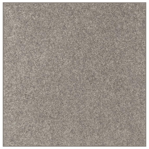 Home Queen Solid Color Indoor Area Rugs Grey - 7' Square