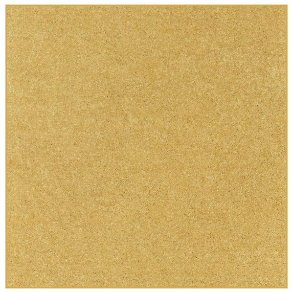 Home Queen Solid Color Indoor Area Rugs Yellow - 5' Square