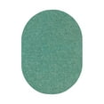 thumbnail image 1 of Home Queen Solid Color Oval Shape Area Rugs Teal - 2' x 12' Oval, 1 of 3