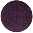 thumbnail image 1 of Home Queen Solid Color Purple 4' Round - Area Rug, 1 of 3