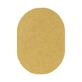 thumbnail image 1 of Home Queen Solid Color Yellow 5'X7' Oval - Area Rug, 1 of 3