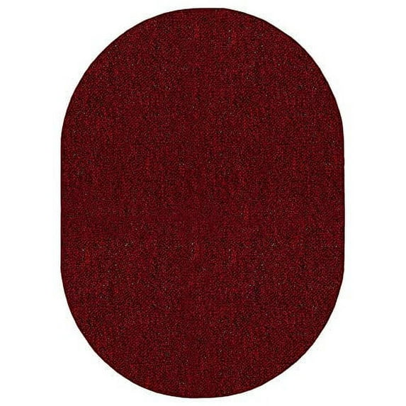 Home Queen Starwars Collection Pet Friendly Indoor Outdoor Area Rug Red - 6' x 9' Oval