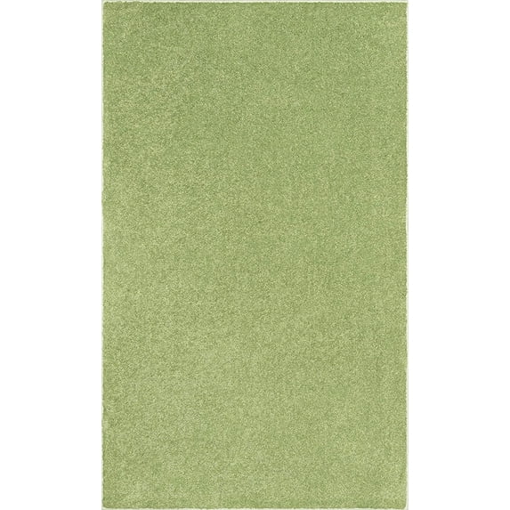 Home Queen Starwars Collection Solid Color Area Rugs Lime Green - 6' x 8'