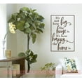 thumbnail image 1 of Home Quotes Wall Decor How Happy the Home Is Letters Family Wall Decals 23x15-Inch Chocolate Brown, 1 of 1