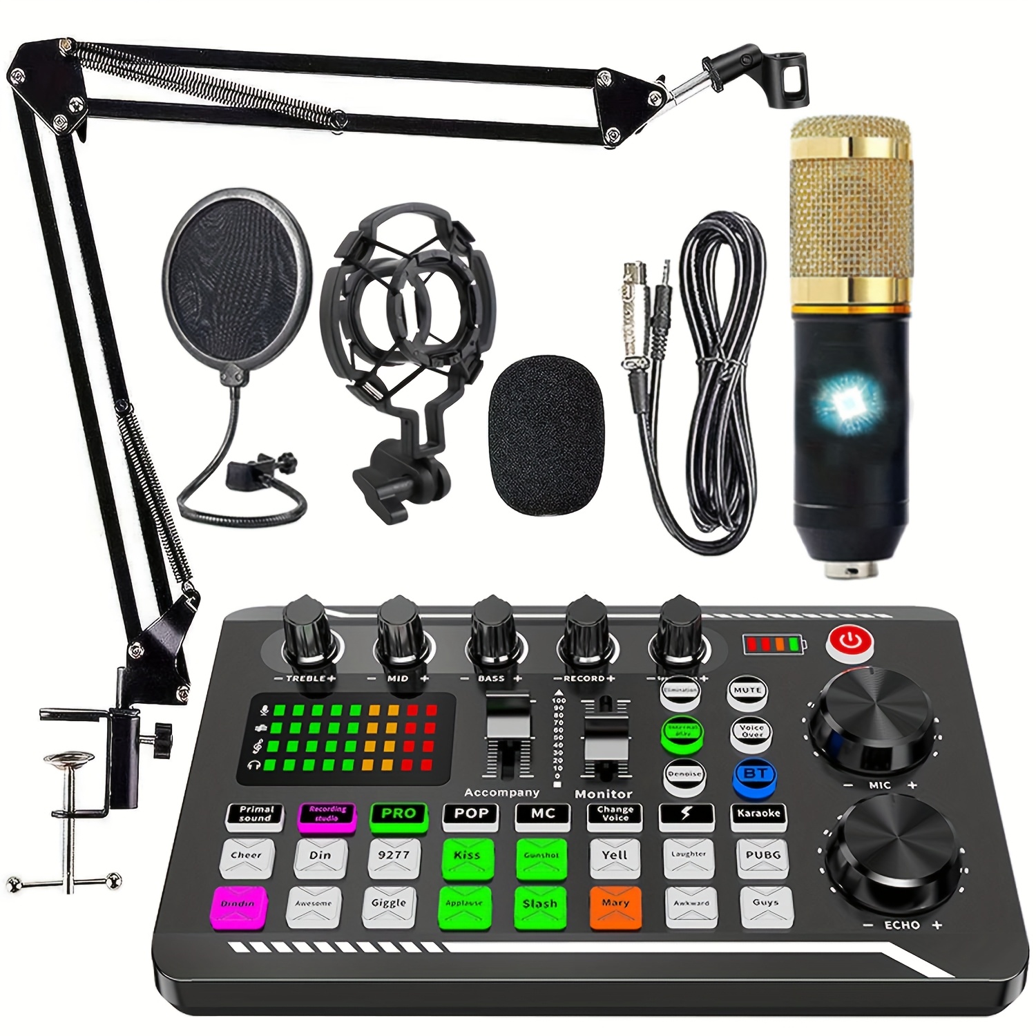 Home Recording Studio Recording Kit Podcast Music Mixer Equipment Home Recording Studio Recording Kit Podcast Music Mixer Equipment