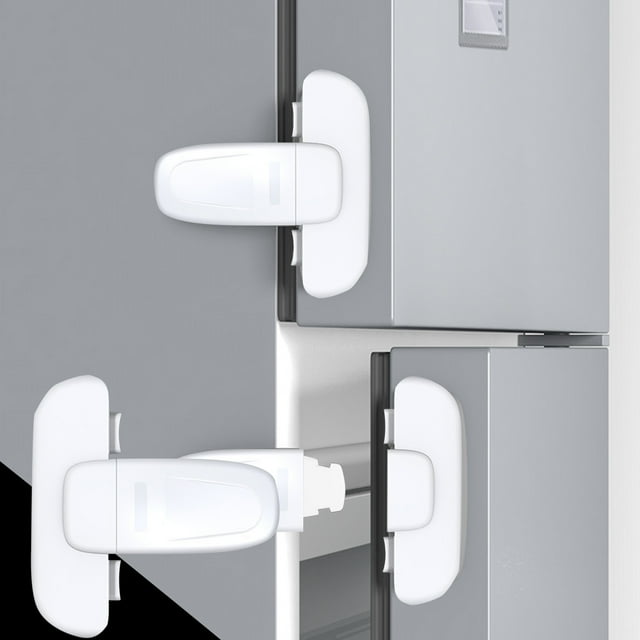 Home Refrigerator Fridge Freezer Door Lock Catch Toddler Kids Child